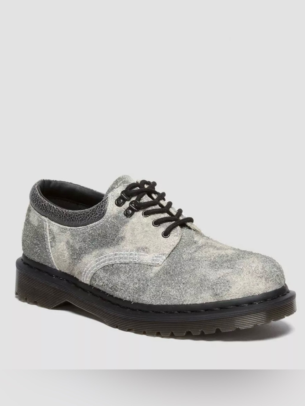 NEW Dr. Doc Martens 8053 Stonewashed distressed Suede Casual Oxford Shoes